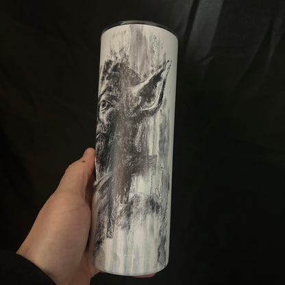 Yoda Charcoal 20oz Stainless Steel Tumbler