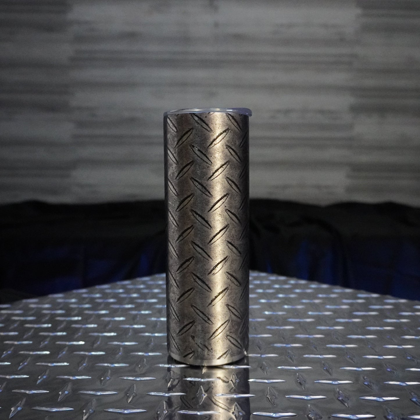 Diamond Plate 20 oz. Stainless Steel Tumbler