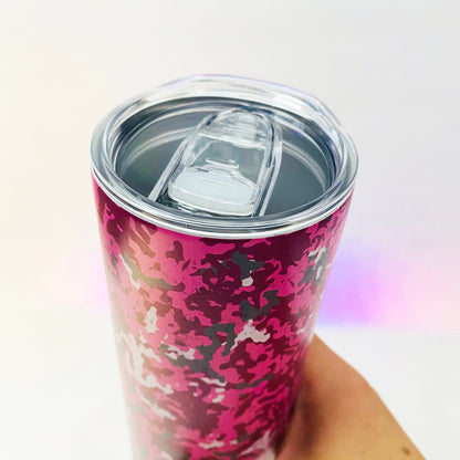 Pink Camo 20oz. Stainless Steel Tumbler