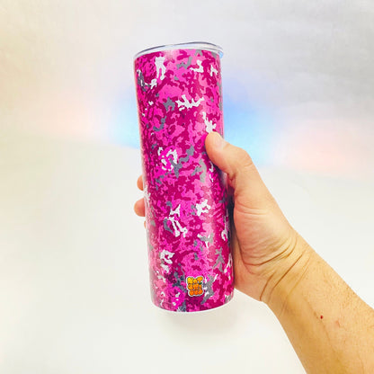 Pink Camo 20oz. Stainless Steel Tumbler